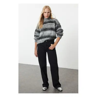 Trendyol Black Soft Texture Knit Sweater