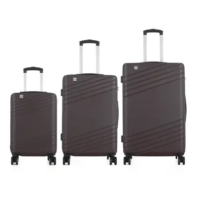 Semiline Unisex's 3-in-1 ABS Suitcases Set T5788-0