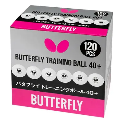 Míčky Butterfly Training Ball 40+ White (120 ks)