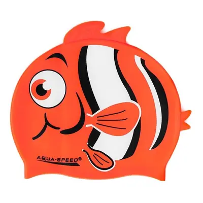 AQUA SPEED Kids's Swimming Cap ZOO Nemo Pattern