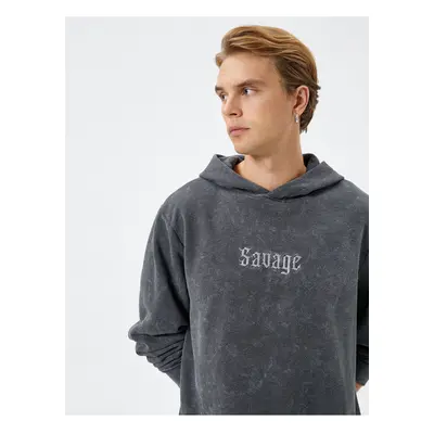 Koton Anthracite Men's Sweatshirt