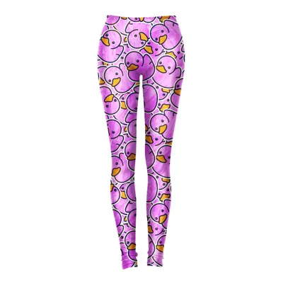 Mr. GUGU & Miss GO Woman's Rubber Duck Leggings L-W-3512187