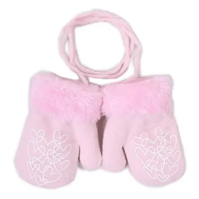 Yoclub Kids's Gloves RED-0011G-AA1A-005