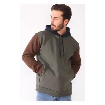 1040 DEWBERRY MEN'S SWEATSHIRT-KHAKI