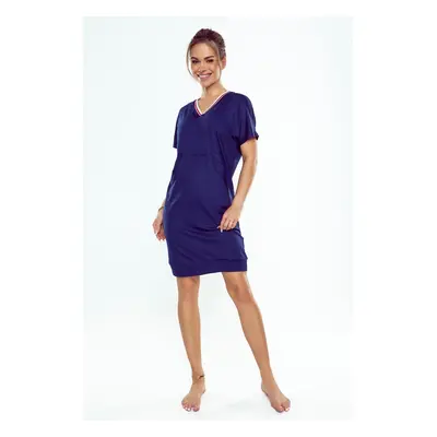 Eldar Woman's Tunic Fleur Navy Blue