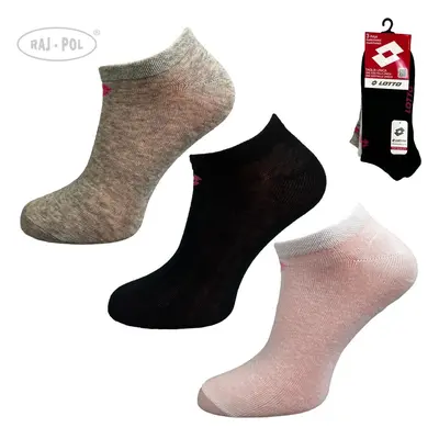 Raj-Pol Woman's 3Pack Socks Lotto Mix