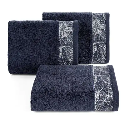 Eurofirany Unisex's Towel Navy Blue