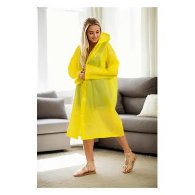 89762 Dewberry Waterproof Windproof Womens Raincoat-YELLOW