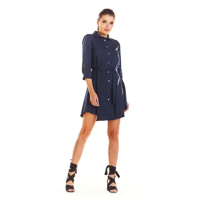 Infinite You Woman's Dress M200 Navy Blue