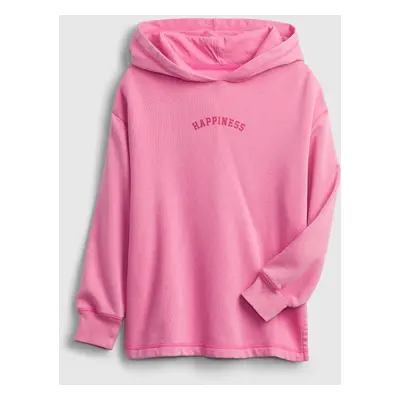 GAP Dětská mikina ovrsized hoodie - Holky