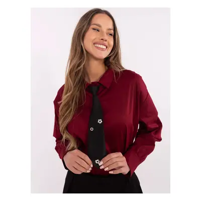 Shirt-DHJ-KS-9213.86-burgundy