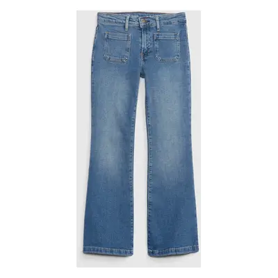 GAP Otroške Jeans flare high rise - Holky