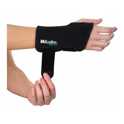 Ortéza na zápěstí Mueller Green Fitted Wrist Brace levá ruka, S/M