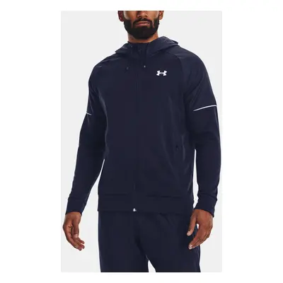 Under Armour Mikina UA AF Storm FZ Hoodie-NVY - Pánské