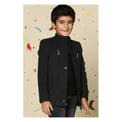 K3001 DEWBERRY BOYS' COAT-ANTHRACITE