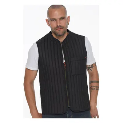 Y8611 DEWBERRY MEN'S VEST-BLACK