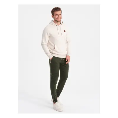 Ombre Men's jogger sweatpants - olive