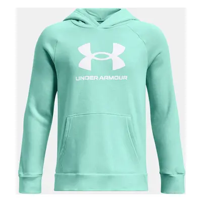 Under Armour Mikina UA Rival Fleece BL Hoodie-BLU - Kluci