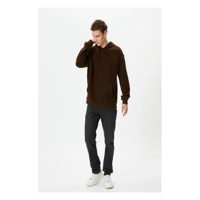 Koton Men's Brown Sweatshirt