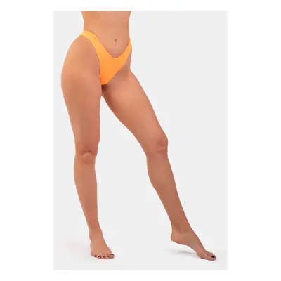 Dámské plavky Nebbia High Cut V-Shape Bikini Bottom Orange Neon