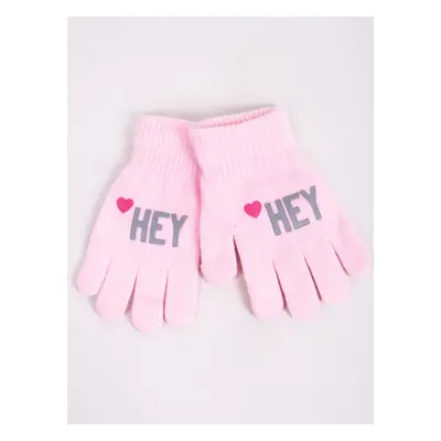 Yoclub Kids's Gloves RED-0012G-AA5A-027