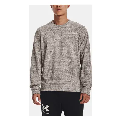 Under Armour Mikina UA Rival Terry Logo Crew-WHT - Pánské