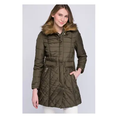 Z6430 DEWBERRY WOMEN'S COAT-KHAKI