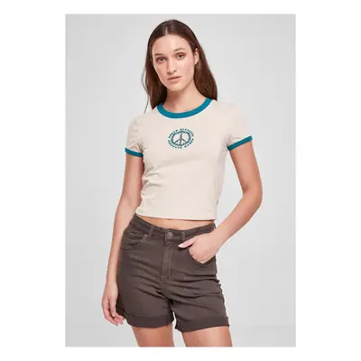 Dámský strečový dres Cropped Tee softseagrass/watergreen