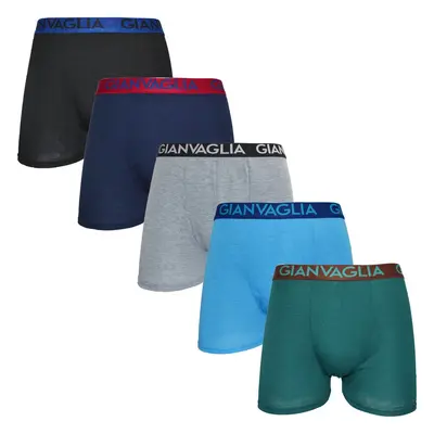 5PACK pánské boxerky Gianvaglia vícebarevné