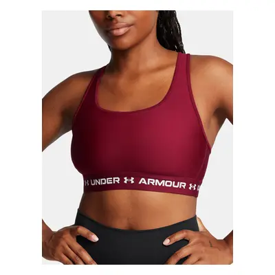 Dámská podprsenka Under Armour Crossback Mid Bra-RED - Dámské