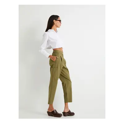 Koton Jogger Pants Pocket Detailed High Waist