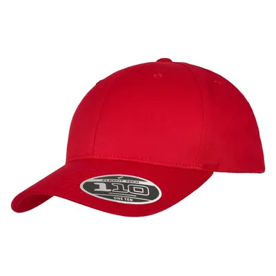 Flexfit Curved Visor Snapback červený