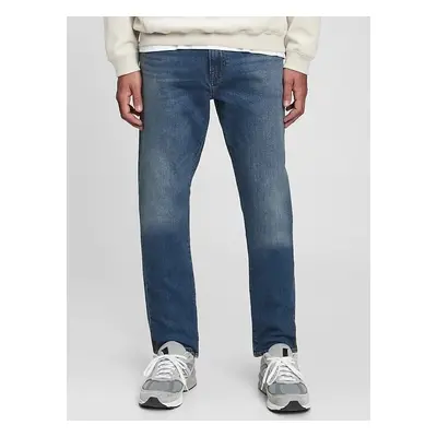 GAP Džíny slim straight faded medium - Pánské