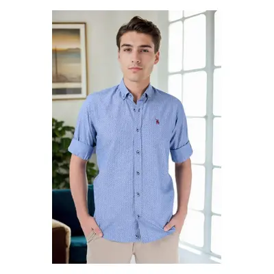 G685 DEWBERRY MEN'S SHIRT-NAVY-1