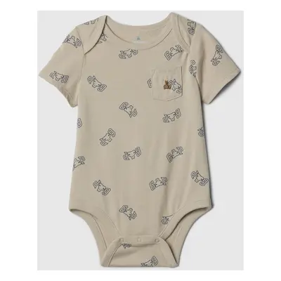 GAP Baby body z logem - Kluci