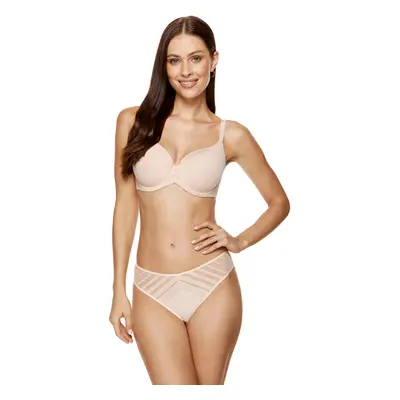 Gorteks Luna smooth padded bra beige