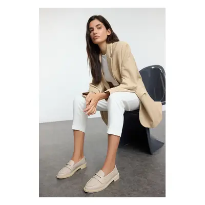 Trendyol Beige Plain Women's Loafer