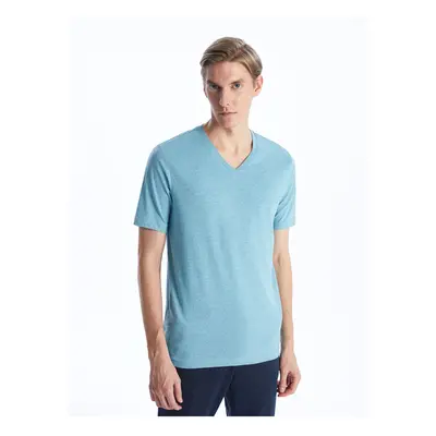 LC Waikiki V-Neck Short Sleeve Combed Cotton Men's T-Shirt