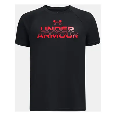 Under Armour Chlapecké tričko UA Tech Split Wordmark SS - Kluci