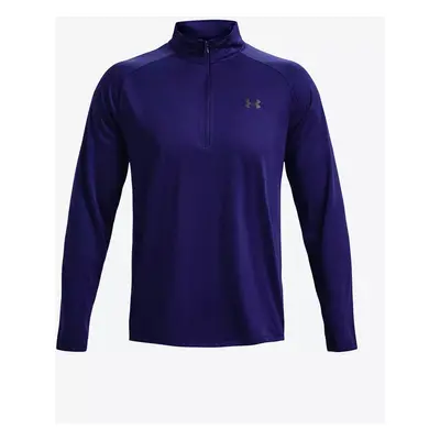 Pánské tričko Under Armour UA Tech 2.0 1/2 Zip-BLU