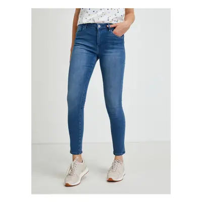 Tmavě modré dámské skinny fit džíny Pepe Jeans Regent - Dámské