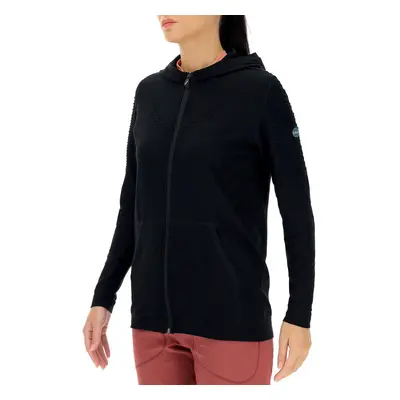 Dámská mikina UYN Run Fit OW Hooded Full Zip Blackboard