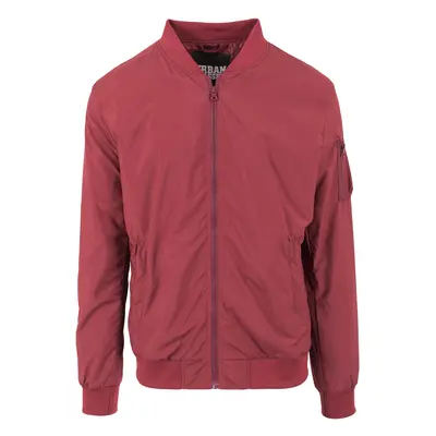 Bunda Light Bomber Jacket vínová