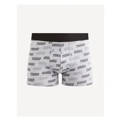 Celio Vzorované boxerky Fichill - Pánské