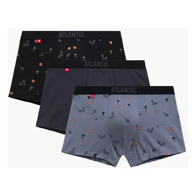 Pánské boxerky ATLANTIC 3Pack - vícebarevné