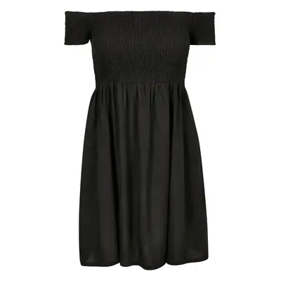 Dámské Smoked Off Shoulder Dress black