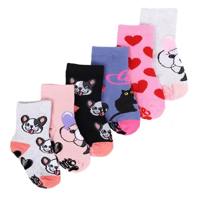 Yoclub Kids's Girls' Socks ABS 6-Pack SKA-0003G-AA0A-002