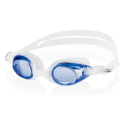 AQUA SPEED Kids's Swimming Goggles Ariadna Navy Blue Pattern