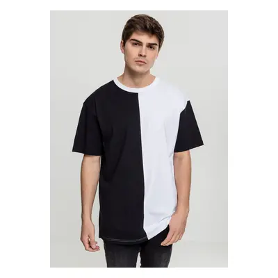 Oversize tričko Harlekýn blk/wht