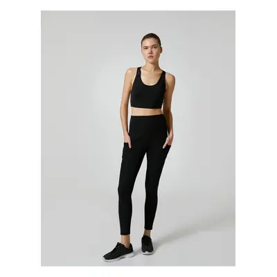 Koton Pocket Sports Leggings High Waist Slim Fit